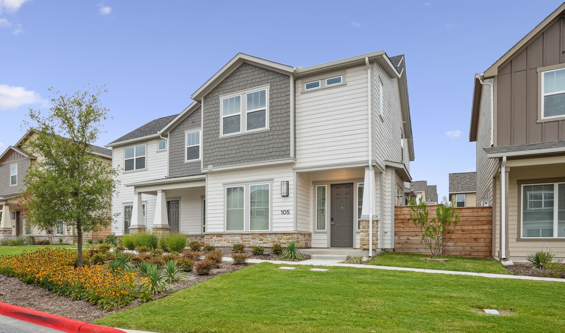 Homes for rent in Mckinney texas with attached garage and fenced in yard