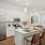 kitchen with stainless steel appliances and island